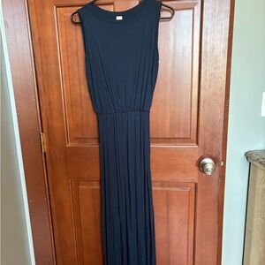 Navy blue long dress